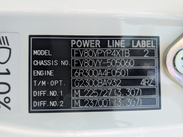 三菱ふそう スーパーグレート 大型 平ボディ（クレーン付） 2KG-FV80VYP(105516) 43枚目