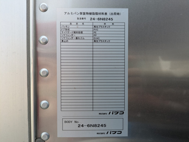 三菱ふそう キャンター 小型 バン 2RG-FBAV0(105692) 44枚目