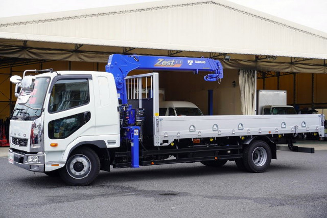 三菱ふそう ファイター 増トン 平ボディ（クレーン付） 2KG-FK62FZ(105873) 1枚目