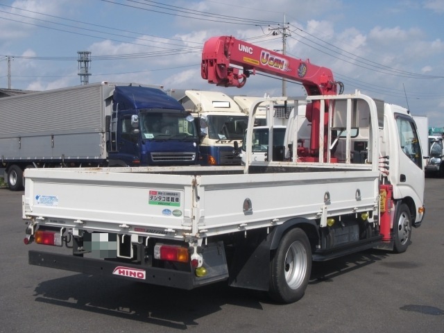 日野 デュトロ 小型 平ボディ（クレーン付） TKG-XZC655M(6999) 4枚目