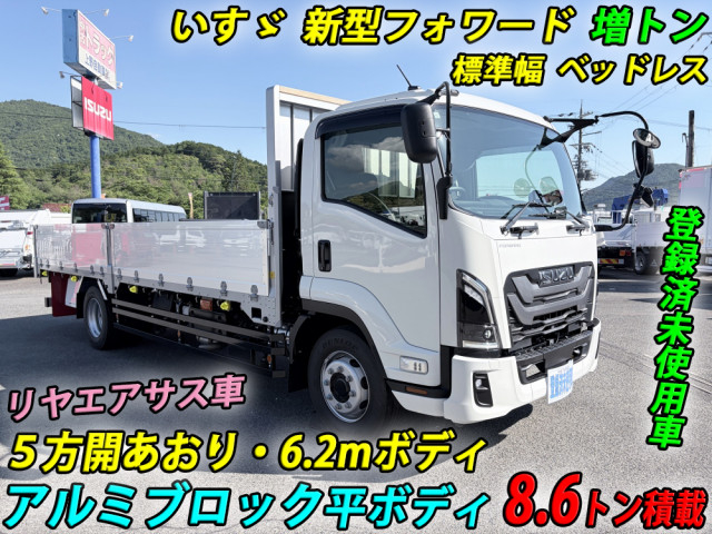 Isuzu forward 6studs large Flat body 2RG-FTR90V4(106059) 5枚目