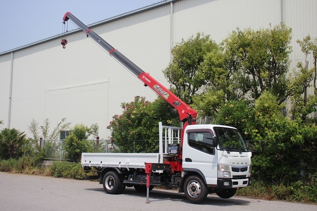 三菱ふそう キャンター 小型 平ボディ（クレーン付） TPF-FEA80(106399) 3枚目