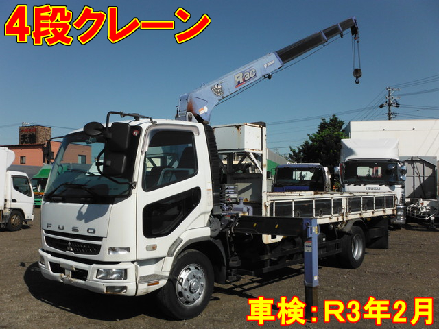 三菱ふそう ファイター 中型 平ボディ（クレーン付） PJ-FK72FZ(7893) 1枚目