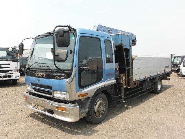 いすゞ エルフ 増トン 平ボディ（クレーン付） KL-FSR34L4R(1494) 2枚目