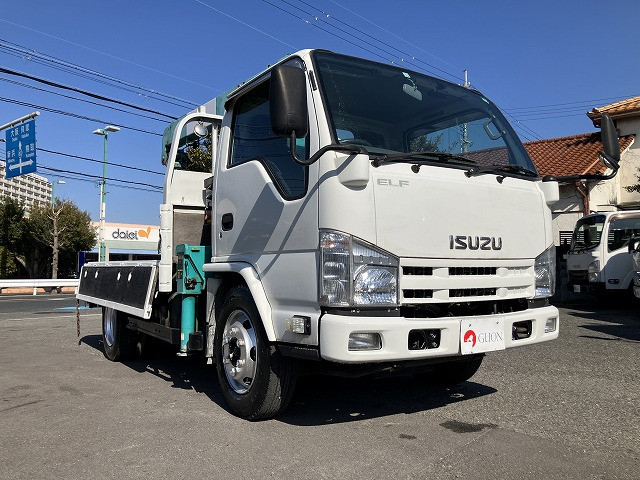 いすゞ エルフ 小型 平ボディ（クレーン付） TKG-NKR85R(101429) 10枚目