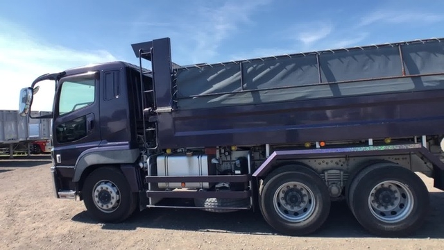 三菱ふそう スーパーグレート 増トン 土砂ダンプ QKG-FV50VX(34770) 9枚目