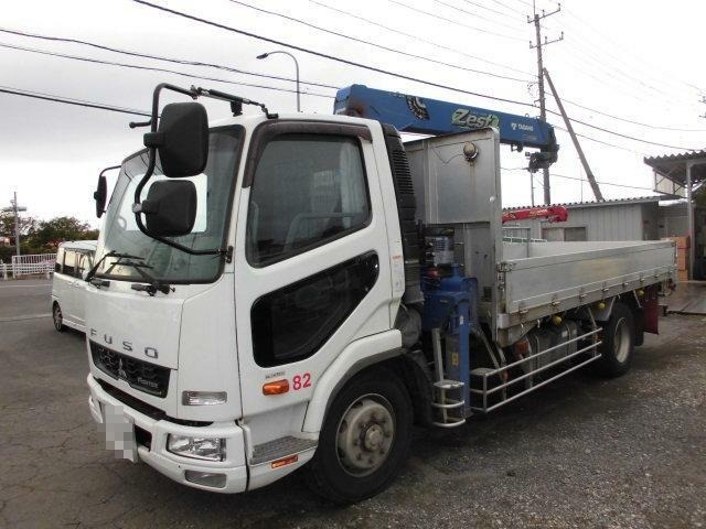 三菱ふそう ファイター 増トン 平ボディ（クレーン付） QKG-FK72FZ(22165) 1枚目