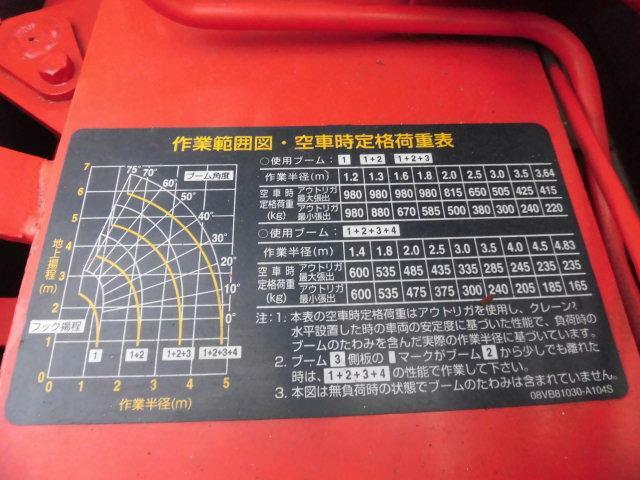 三菱ふそう キャンター 小型 平ボディ（クレーン付） PA-FE72DC(11274) 65枚目