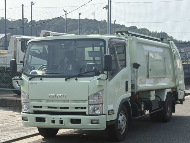 いすゞ エルフ 小型 塵芥車（プレス式） SKG-NPR85YN(110639) 1枚目
