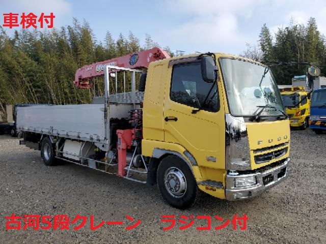 三菱ふそう ファイター 中型 平ボディ（クレーン付） PDG-FK61F(7868) 1枚目
