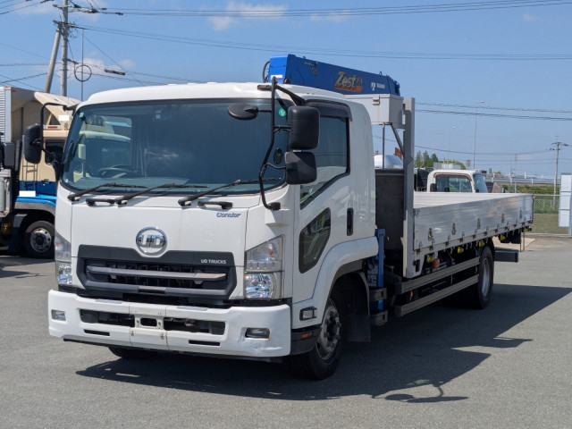 UDトラックス（日産） コンドル 中型 平ボディ（クレーン付） 2RG-BTR90U2(105351) 1枚目