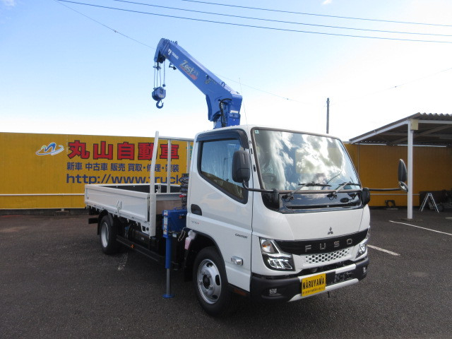 三菱ふそう キャンター 小型 平ボディ（クレーン付） 2RG-FEAV0(102380) 2枚目