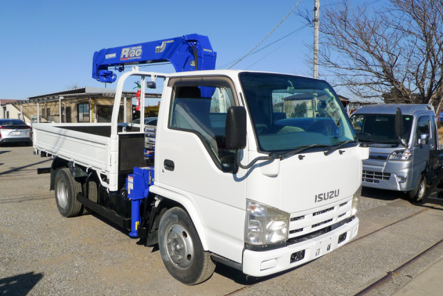 いすゞ エルフ 小型 平ボディ（クレーン付） BKG-NKR85R(100992) 3枚目