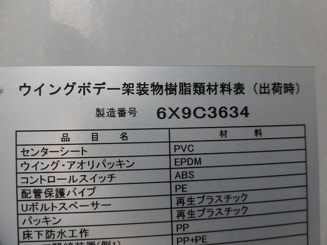 日野 レンジャー 中型 ウィング TPG-FD7JLAA(10899) 19枚目