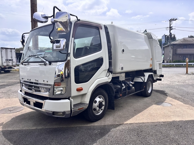 三菱ふそう ファイター 中型 塵芥車（回転式） TKG-FK71F(108214) 1枚目