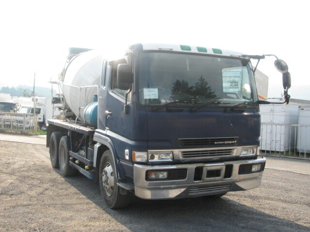 三菱ふそう スーパーグレート 大型 ミキサー車 KC-FV515JXD(6979) 2枚目