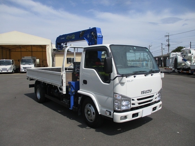 いすゞ エルフ 小型 平ボディ（クレーン付） TRG-NKR85R(10436) 2枚目