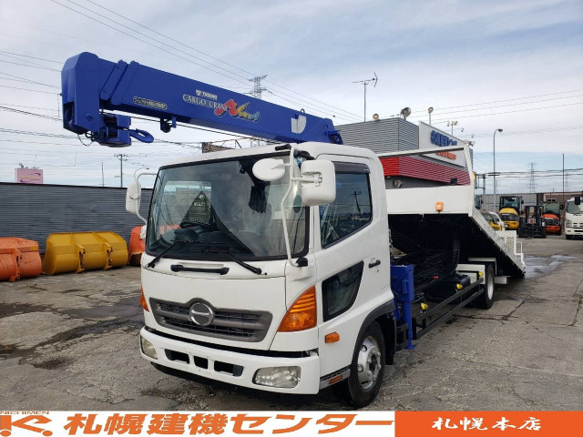 日野 レンジャー 中型 キャリアカー SKG-FC9JLAP(113828) 1枚目