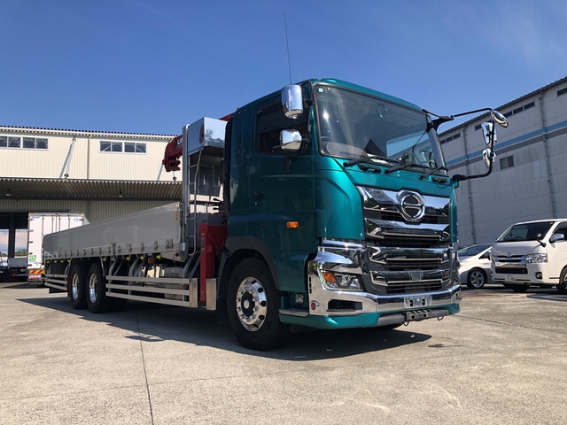 日野 プロフィア 大型 平ボディ（クレーン付） 2DG-FR1AHG(107903) 1枚目
