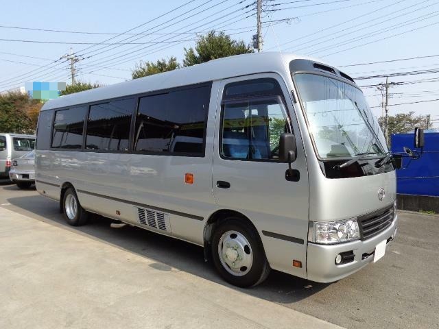 トヨタ コースター 中型 バス SKG-XZB50(9725) 1枚目