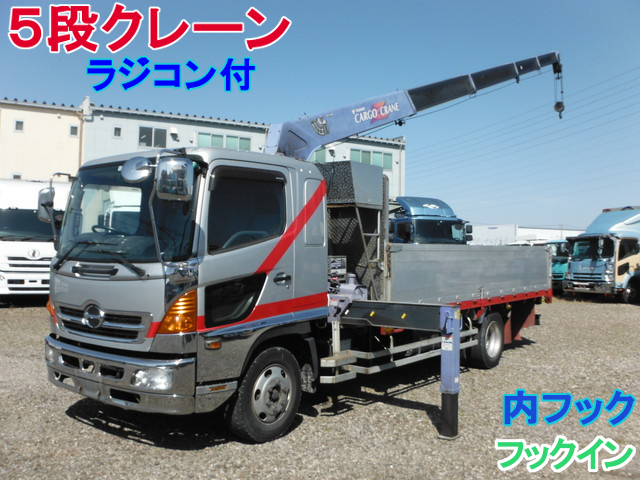 日野 レンジャー 中型 平ボディ（クレーン付） PB-GD7JKFA(9187) 1枚目