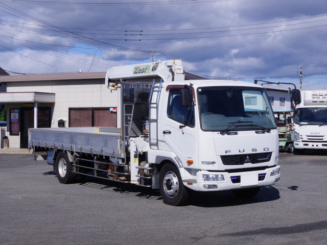 三菱ふそう ファイター 増トン 平ボディ（クレーン付） QKG-FK62FZ(114028) 2枚目