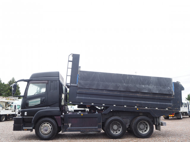 Mitsubishi Fuso super_great Large Soil dump QKG-FV60VX(110566) 2枚目