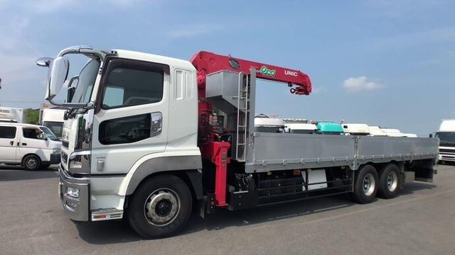 三菱ふそう スーパーグレート 大型 平ボディ（クレーン付） QKG-FV50VZ(35239) 6枚目