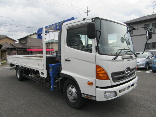 日野 レンジャー 中型 平ボディ（クレーン付） BKG-FC7JKYA(7842) 2枚目