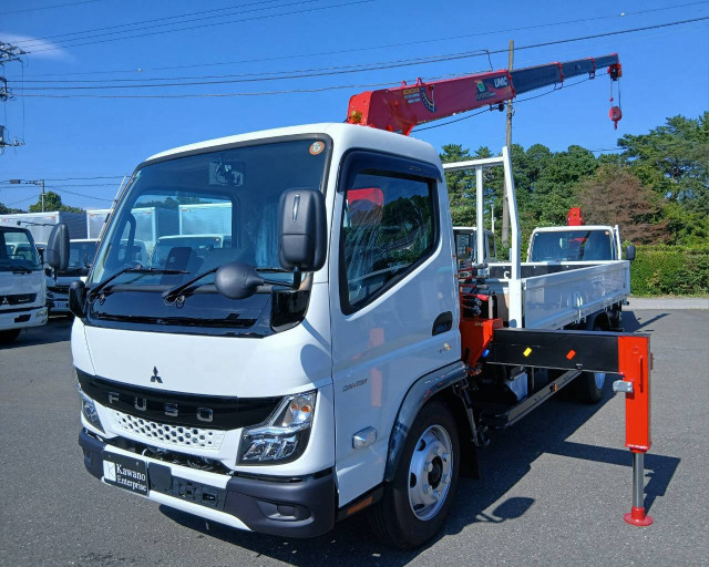 三菱ふそう キャンター 小型 平ボディ（クレーン付） 2RG-620331(111850) 4枚目