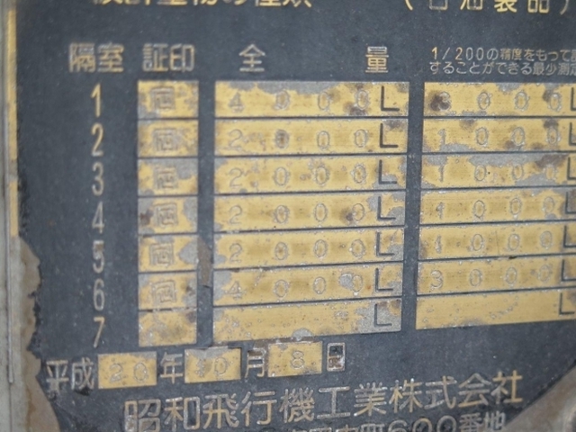 いすゞ ギガ 大型 タンクローリー PDG-CYG77P8(8368) 11枚目