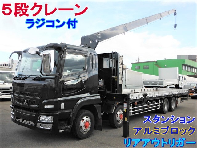 三菱ふそう スーパーグレート 大型 平ボディ（クレーン付） BDG-FS54JZ(37614) 1枚目