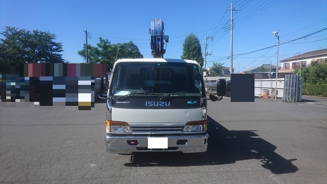 Isuzu elf Small Crane equipped trucks KK-NPR72PR(1945) 5枚目