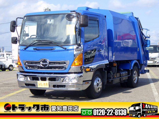 日野 レンジャー 中型 塵芥車（プレス式） TKG-FD9JDAA(111816) 1枚目