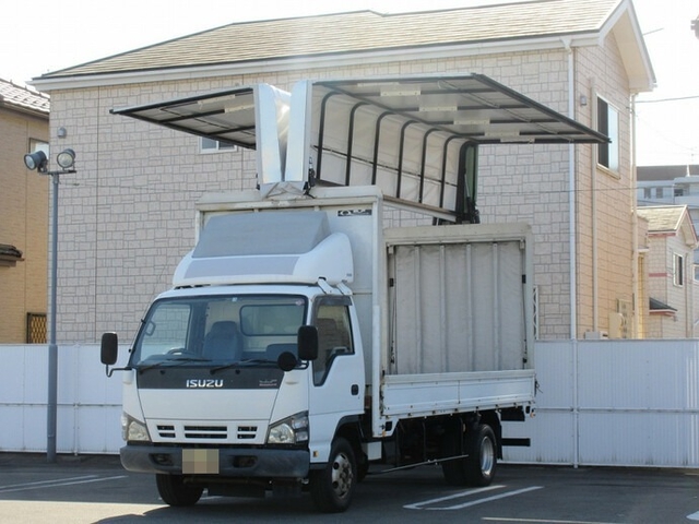 いすゞ エルフ 小型 幌車（ウィング式） PA-NPR81N(7704) 2枚目
