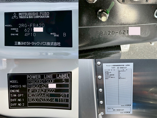 三菱ふそう キャンター 小型 バン 2RG-FBA20(106101) 27枚目