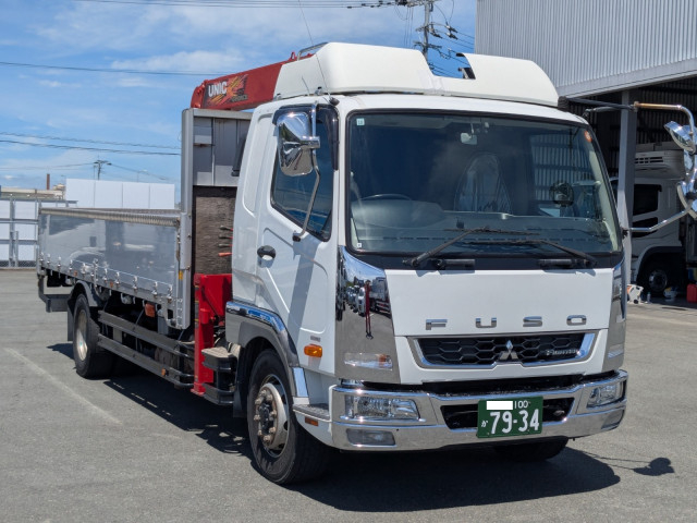 三菱ふそう ファイター 増トン 平ボディ（クレーン付） 2KG-FK62FZ(109127) 3枚目