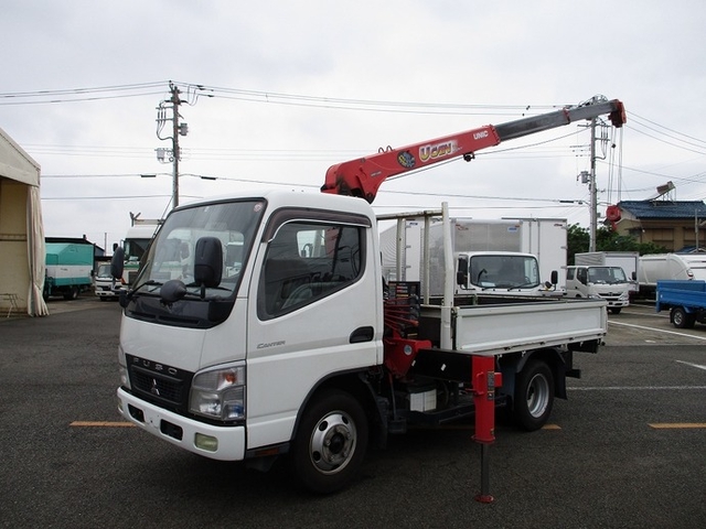 三菱ふそう キャンター 小型 平ボディ（クレーン付） PDG-FE72D(10540) 1枚目