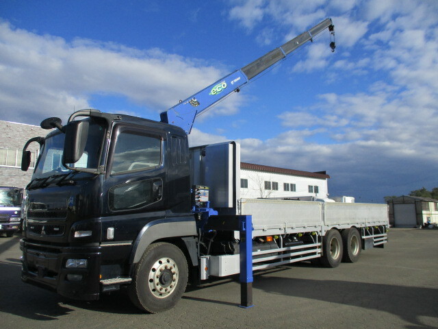 三菱ふそう スーパーグレート 大型 平ボディ（クレーン付） QKG-FV54VZ(35467) 4枚目