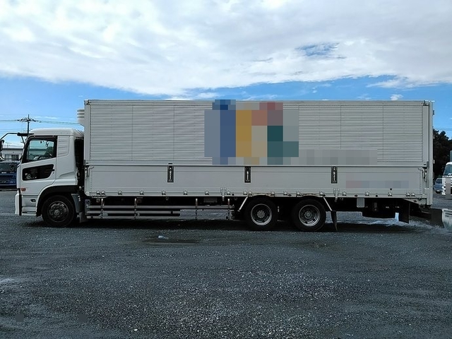 Nissan UD quon Large Freezer wing body PKG-CD4ZA(3861) 6枚目