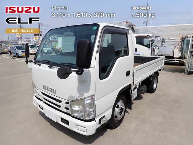 Isuzu elf Small Flat body TRG-NHR85A(88437) 1枚目