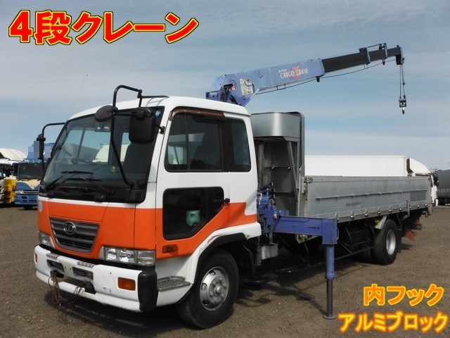 UDトラックス（日産） コンドル 中型 平ボディ（クレーン付） KK-MK25A(7227) 2枚目
