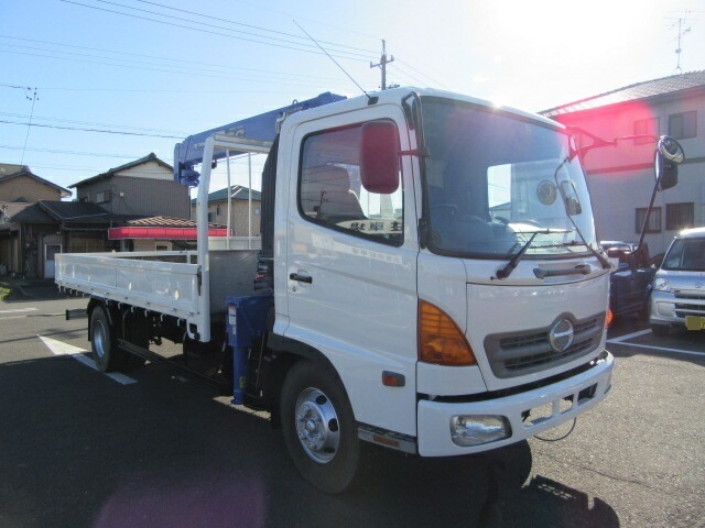 日野 レンジャー 中型 平ボディ（クレーン付） ADG-FC6JJWA(7844) 2枚目