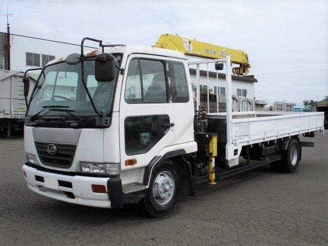 UDトラックス（日産） コンドル 中型 平ボディ（クレーン付） KK-MK252KH(8505) 1枚目