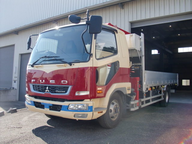 三菱ふそう ファイター 中型 平ボディ（クレーン付） 2KG-FK61F(10308) 1枚目