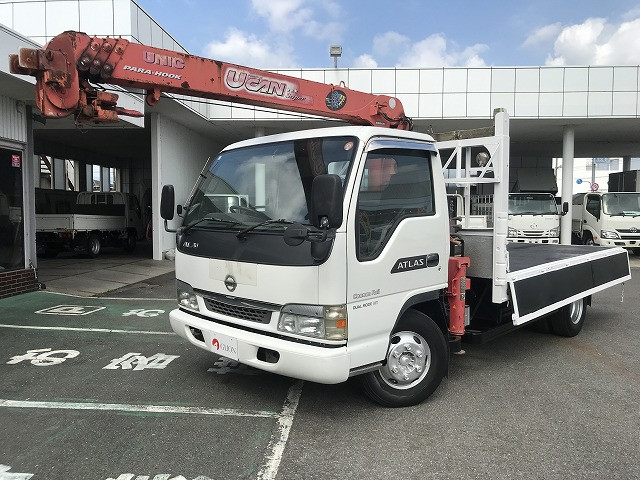 日産自動車 アトラス 小型 平ボディ（クレーン付） KR-APR72LR(110127) 9枚目