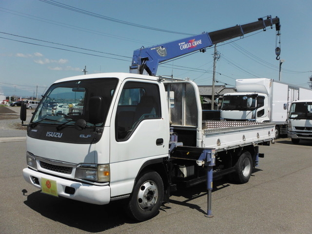 いすゞ エルフ 小型 平ボディ（クレーン付） KR-NPR72LR(33214) 1枚目