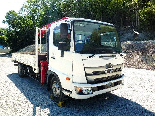日野 レンジャー 中型 平ボディ（クレーン付） 2KG-FC2AB(109281) 3枚目
