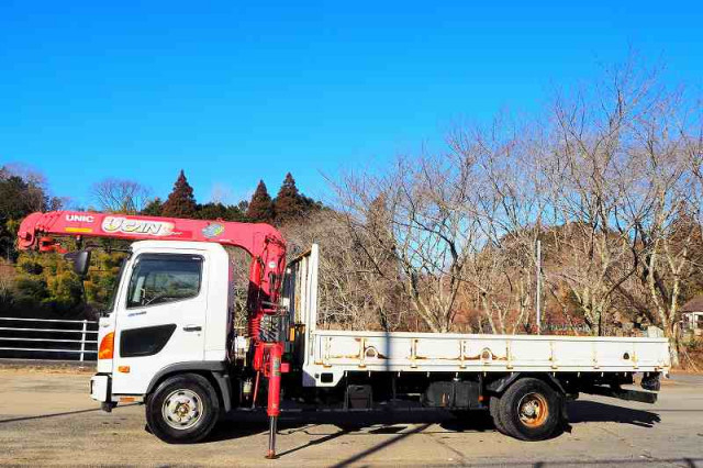 日野 レンジャー 中型 平ボディ（クレーン付） SDG-FC9JKAP(79074) 2枚目
