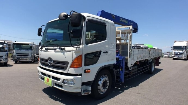 日野 レンジャー 中型 平ボディ（クレーン付） LDG-FG8JPAA(34806) 3枚目